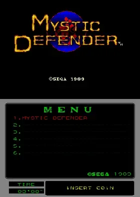 MegaTech: Mystic Defender-MAME 2003